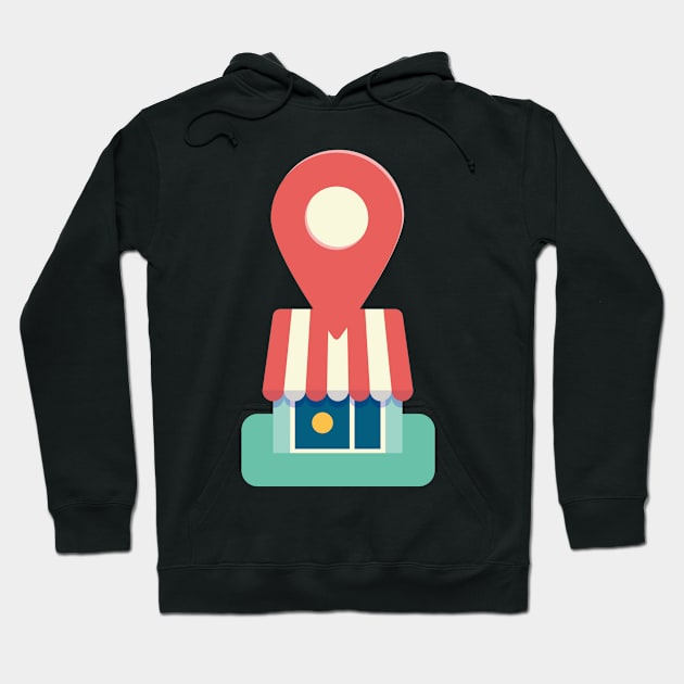 my location Hoodie by lone8